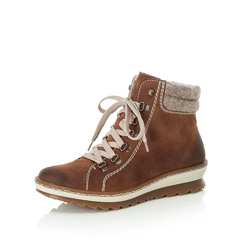 Rieker Z8610 botines Femme pour marcher en ville tout l'hiver bien au chaud sans fatigue