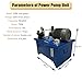 INTSUPERMAI Electric Hydraulic Power Pump Hydraulic Power Unit Small Type Hydraulic Station Pump Hydraulic Lift Power Unit with 40L Tank for Lathe & Lifting Equipment, 220V Three-Phase