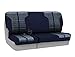 Coverking Custom Fit Center 60/40 Bench Seat Cover for Select Toyota Highlander Models - Saddleblanket (Dark Blue with Neosupreme Navy Blue Sides)
