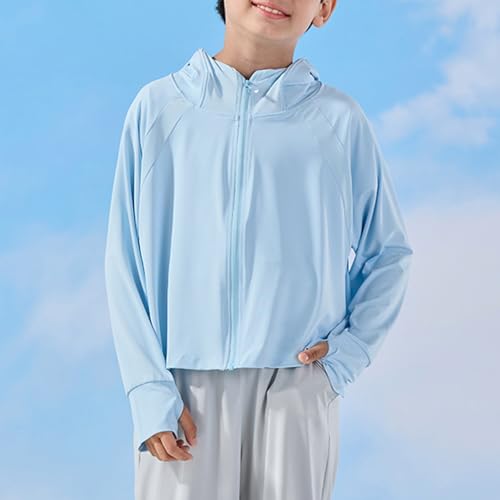 Children's Sun Clothing Hooded Anti Cool Thin Breathable Jacket Boys And Girls Sun Warm Jacket for Autumn Winter3