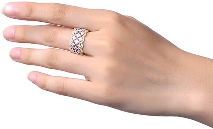 Star Lace Ring for Women – Gold Plated Royal Design, Dainty Statement Jewelry Gift for Her, Birthday & Anniversary Present for Wife, Best Friend or Sister image 3
