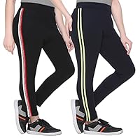 SHAUN Women Free Size Plus Size(Waist Size 36-46 inch) 3XL to 7XL Stretchable Trackpant(Length 37-39 inch_Pack of 2)(778WT2_P$) (778WT2_BG_Multicolored_Free Size)