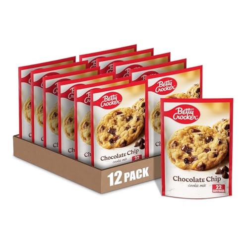 Image of Betty Crocker Chocolate Chip Cookies, Cookie Baking Mix, 17.5 oz, 12 Pack