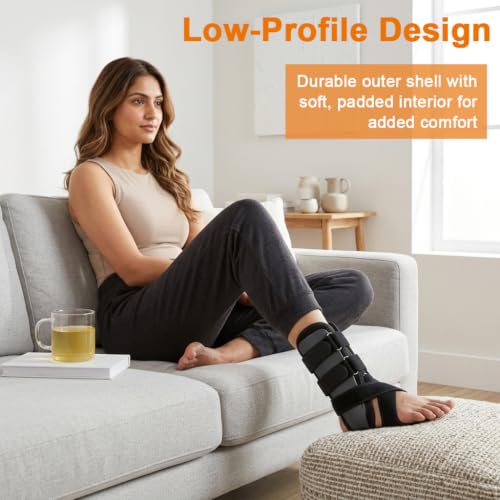 Image of HANNEA Single Dorsal Night Splint Foot Brace for Plantar Fasciitis Support