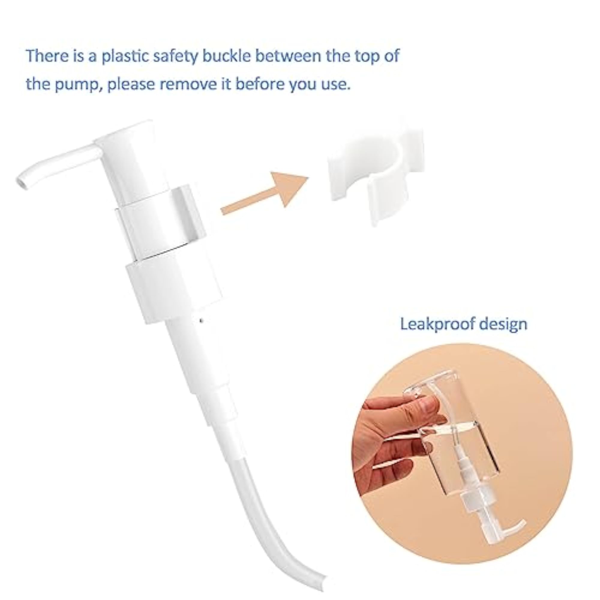8Pcs 50ML Clear Plastic Lotion Dispenser Travel Bottles