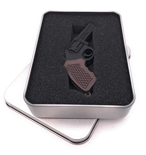Clé USB 3.0 pistolet Kolt 128 Go Noir Onwomania avec coffret cadeau aluminium