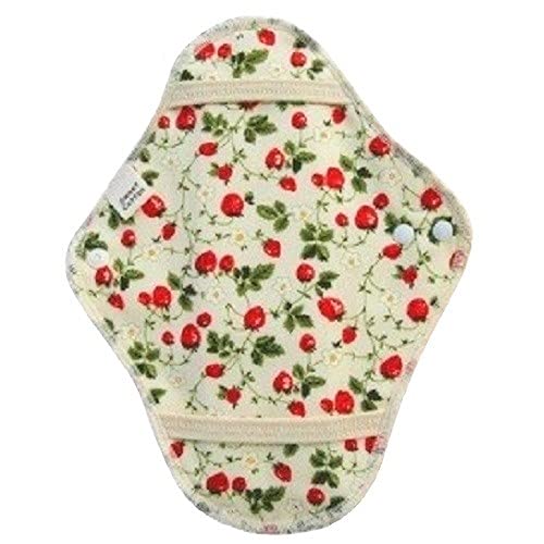 オーガニックコットン 布ナプキン Dシリーズ レギュラー:いちごレッド