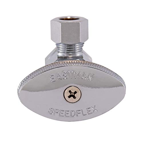 image for Eastman 1/2 inch FIP x 3/8 inch OD Compression Multi-Turn Angle Stop V