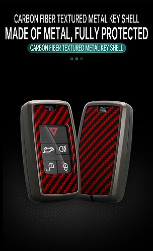 Boîtier clé Jaguar E-PACE rouge 5 boutons cassé remplacement