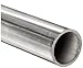 Stainless Steel 304L Welded Round Tubing, 1/2" OD, 0.43" ID, 0.035" Wall, 36" Length
