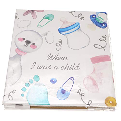 TOYANDONA Álbum de fotos capa de bebê álbum de memória, livro de memória, álbum de recordações infan