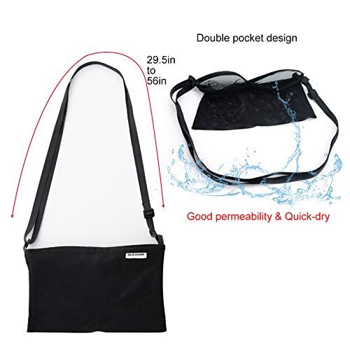 Suconbe Adjustable Mastectomy Drain Holder Drainage Pouch With Shower Bag For Breast Surgery Mastectomy Breast Reduction Augmentation Post-Surgery Recovery Support Patient Care Kit (Black) #TOP5