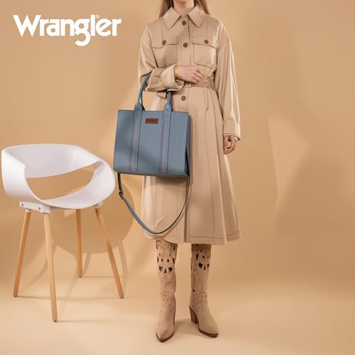 Image of Montana West x Wrangler Tote Bags Purses for Women Work Top-Handle Handbags with Strap