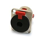 23 Lötanschlüsse Stagg 052H 1/10,2 cm Stereo Phone Jack Buchse mit Verriegelung