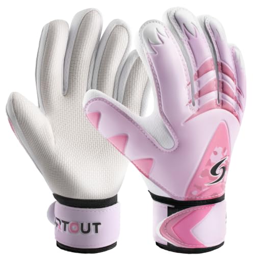 Goalkeeper Gloves for Kids Children Youth Soccer Goalie...