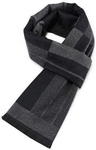 Bufandas hombres y mujeres para trayectos de invierno con tacto cashmere color 8