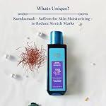 Blue Nectar Kumkumadi Body Oil for Glowing Skin | Moisturizing Oil for Dry Skin with Relaxing Aroma | Plant Based Body Oil for Women & Men (12 Herbs, 3.4 fl oz) - Image 3