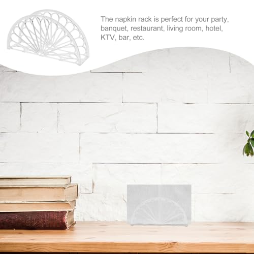 BESTOYARD Clear Plastic Standing Napkin Holder 10 pack by BESTOYARD - Used condition - Image 8