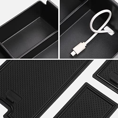 Jaronx Compatível com Ford Maverick Center Console Organizer 2022 2023 2024, bandeja organizadora de