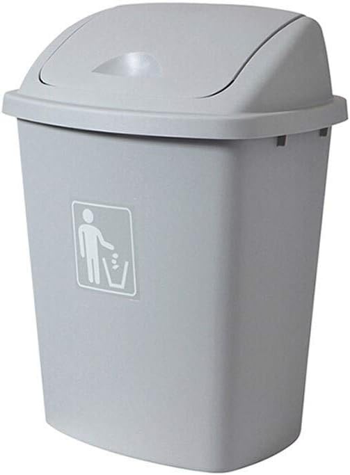 Garbage Bin for Kitchen سلة المهملات البلاستيكية يمكن 65l استخدام سعة كبيرة في الهواء الطلق المطبخ المغطاة المنزلية الفصول الدراسية يمكن Garbage storage bucket Wastebasket Recycling Bin