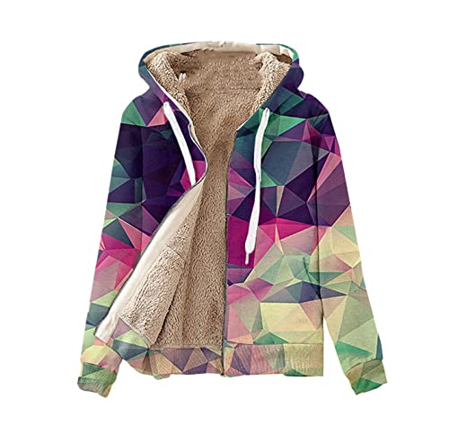 Veste polaire homme WEGUKRI à motif losanges style vintage avec fermeture éclair thermique XXL