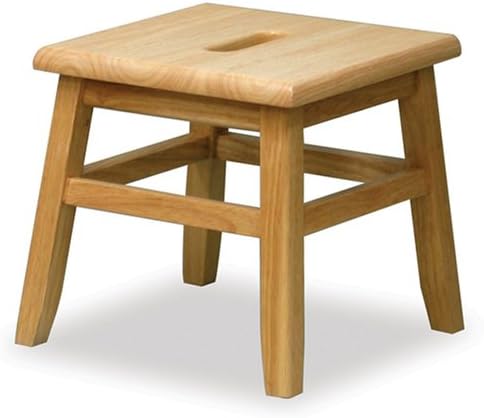 Modern Lines Conductors Stool Natural Beechwood Finish