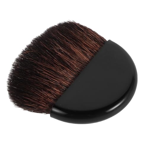 TIDTALEO Brocha de Maquillaje Portátil para Rostro Multiusos Suave Pincel de Nylon para Rubor y Contorno Compacto para Viajes y Retoques Diarios