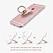 Aiqaa Metal Phone Ring Stand for Smartphones - Rose Gold