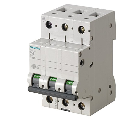 Siemens 5sl4 - Interruptor automático 10ka curva-d 3 polos 32a 70mm