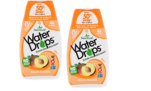 Sweetleaf Water Drops 1.62 fl.oz. Peach Mango (2 Pack)