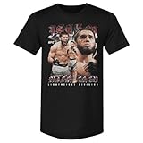 500 LEVEL Islam Makhachev Vintage Men's Premium T-Shirt (Tri Black, Large)