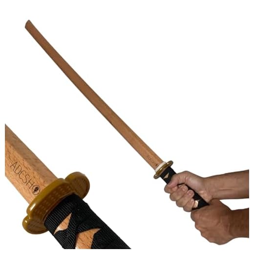 Bokken de Entrenamiento ADCSHOP (Katana en Madera Natural)
