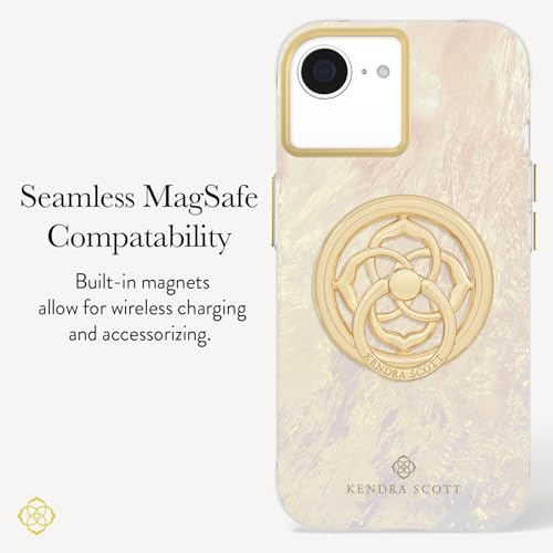 Kendra Scott iPhone 17e/16e/15/14/13 Case - MagSafe Phone Case -Ivory Pearl - image 6