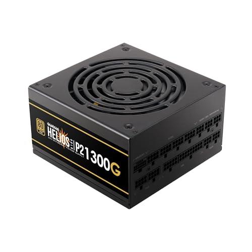 GAMDIAS EU Alimentation PC ATX 1300W, Entièrement modulaire, Ventilateur Silencieux de 135 mm, 80 Plus Gold, Compatible ATX 3.0 et PCIe 5.0, 12VHPWR