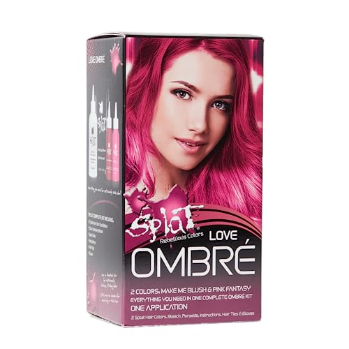 Splat | Ombre Love | Original Complete Hair Dye Kit | Semi-Permanent | Long Lasting | Vegan and Cruelty-Free