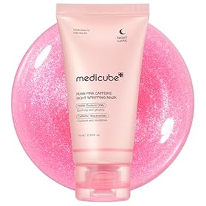 medicube Wrapping Mask PDRN Caffeine Overnight Peel Off Facial Mask | Firming, Depuffing & Hydration | Caffeine, Collagen For Refined, Glass Skin & Face Contour Support | Korean Skin Care, 2.53 fl.oz