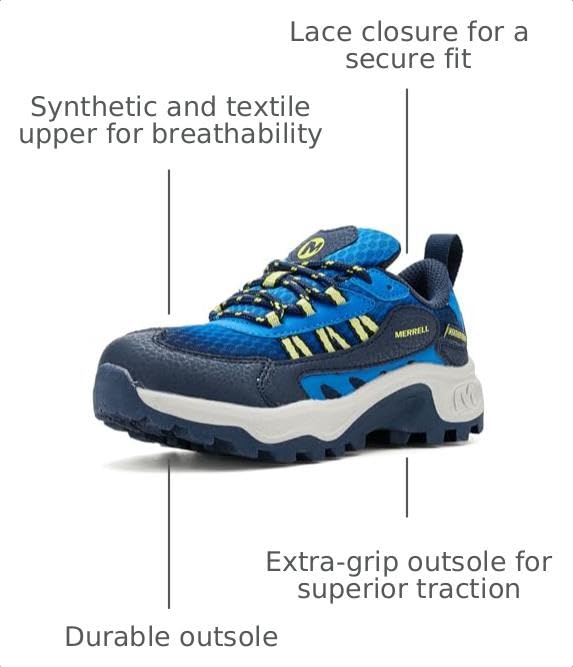 Merrell Stowe Low Hiking Shoe, Navy, 4 US Unisex - image 3
