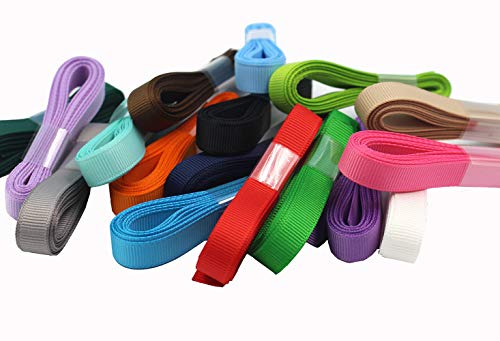 3/8 Inches Grosgrain Ribbons Fabric Ribbons, 20 Colors*2 Yards Each Total 40 Yards, Boutique Ribbons For Gifts Wrapping, Diy Bow Hair Accessories #TOP4