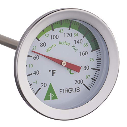 Preisvergleich Produktbild Firgus Kompostthermometer 500 mm lang