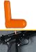 Ultimate Arms Gear 9mm Pistol Handgun Empty Chamber Non-Ejectable Long Safety Flag Load Indicator Device Polymer Orange Dummy Ammunition Ammo Shell Round with Lanyard String Loop Hole to Attach onto Rife Shotgun Pistol Handgun