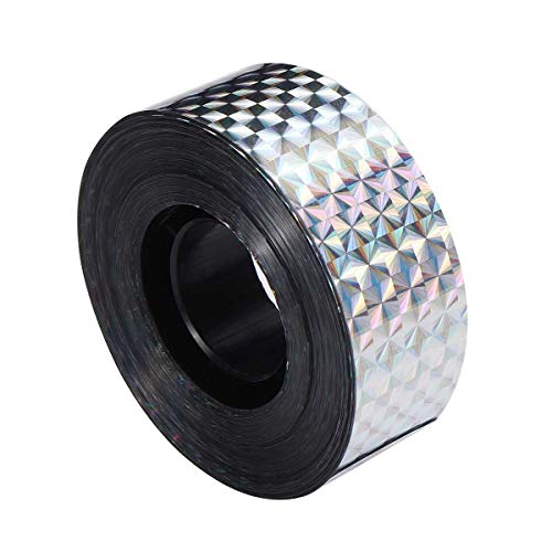 Expulsor de aves Pájaro susto cinta doble cara 2.4x150Ft./2.4x300Ft-cintas reflectantes de disuasión Scare 1 rollo de cinta No tóxico PET Bird Garden Repelente Apto para granja ( Color : 2.4x300Ft. )