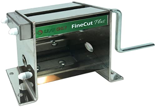 Leaf Only Tobacco Leaf Shredder Plus - 0.8mm Whole Leaves Fine Cut Tabletop Cutter - Roll Your own Cigarette, Cigars, Pipe Tobacco