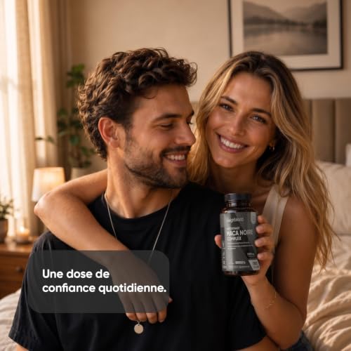 Maca Noire avec Ginseng, 180 Gélules Multi-Usages (6 mois), Complex 6-en-1 – vue 7