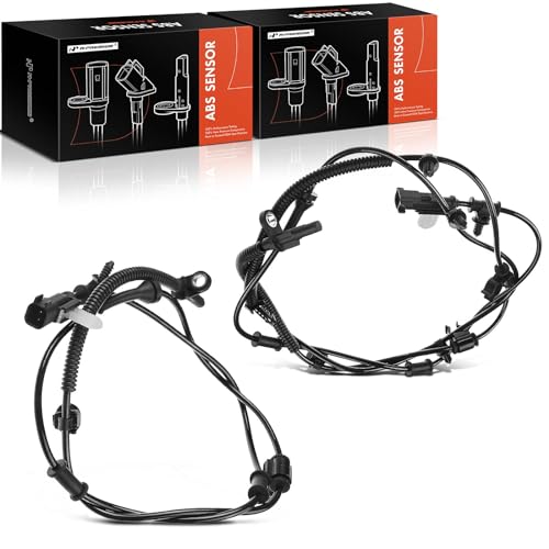 A-Premium 2PC Set Rear ABS Wheel Speed Sensor Compatible with Ford F250 Super Duty 2011-2016, For F350 Super Duty 2013-2016 [With Stability Control] - Rear Driver & Passenger Side
