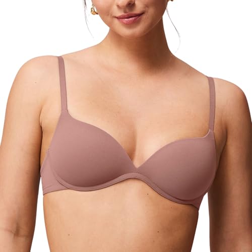Image of Wireless Lift Up Bras for Women Small Breasted T-Shirt Wirefree Padded Bras 32AA-38A