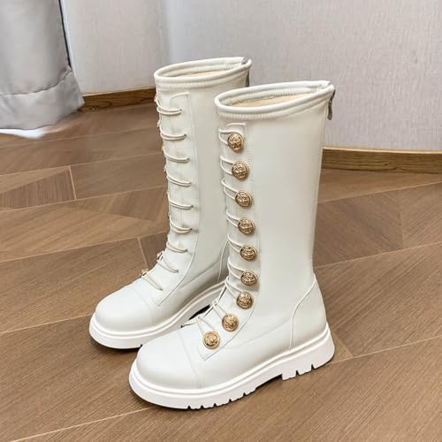 Bottes hautes tendance pour filles finitions classiques équitation occidentale - 4