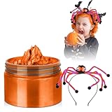 Temporary Hair Color Wax Kit, Stocking Stuffers for Teen Girls, Instant Hair Dye Color Wax Washable Natural Hair Color Cream for DIY Hairstyle on Crazy Hair Day, Halloween, Christmas (Orange)