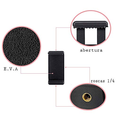 Suporte Adaptador De Celular Smartphone para Tripé de Câmera Sou Foto SPC-001