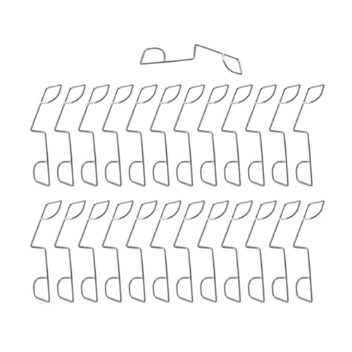 Generchin 25 Clips para Paneles de Cerca, Cuñas para Evitar Traqueteos y Golpes.