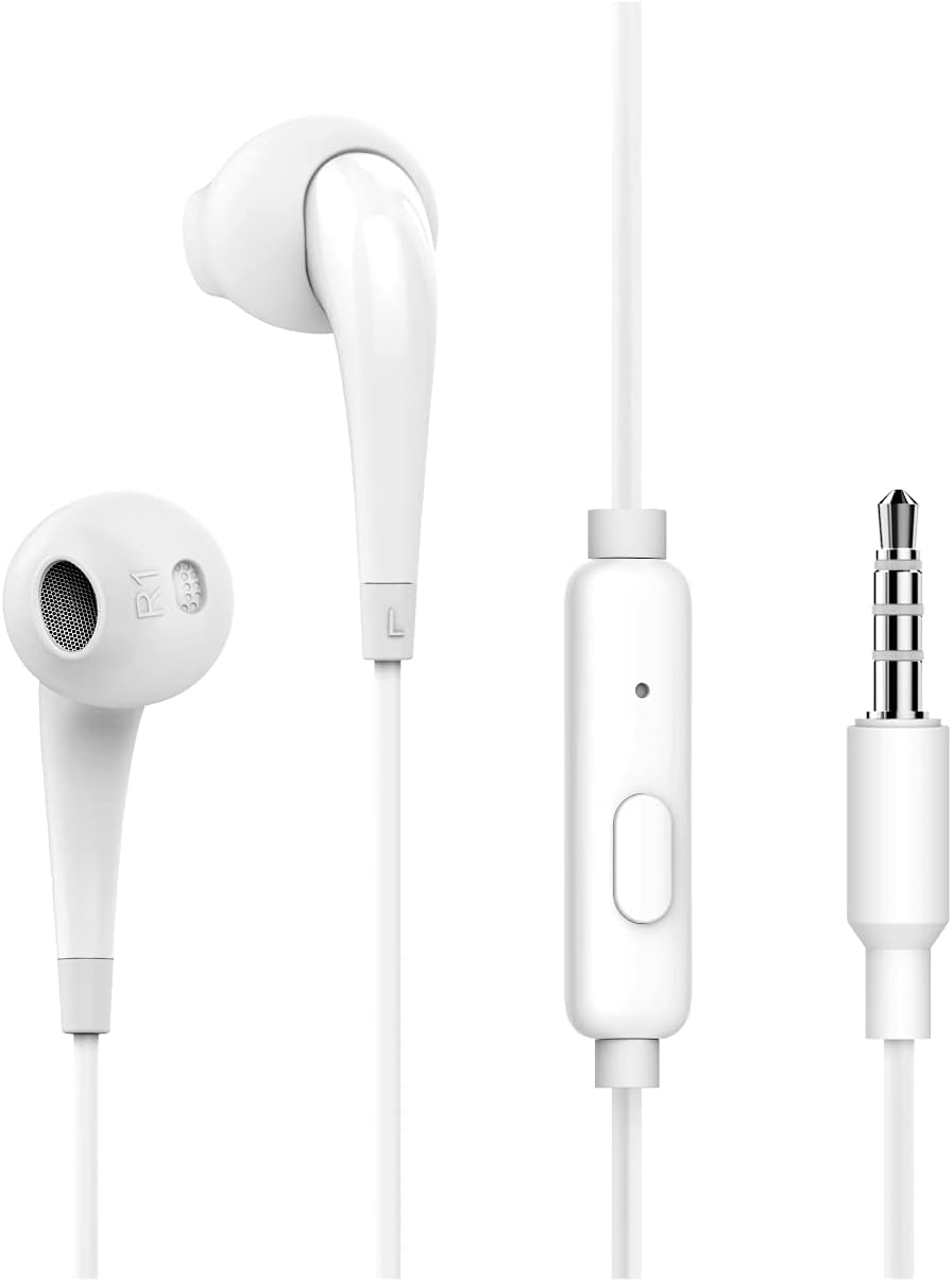 OEB-E21 Wired in Ear Earphone with Mic (White)